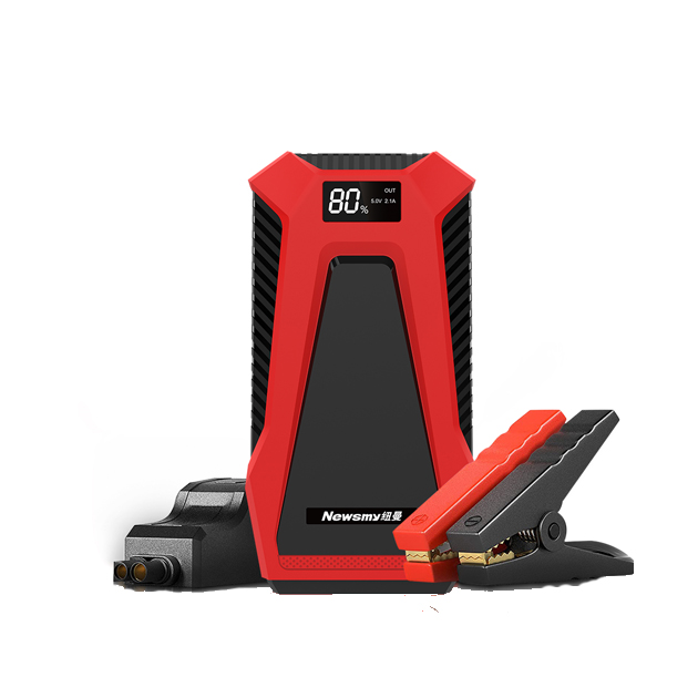 11000mAh Portable Emergency Car Jump Starter and Power Bank with 600 Peak Amp